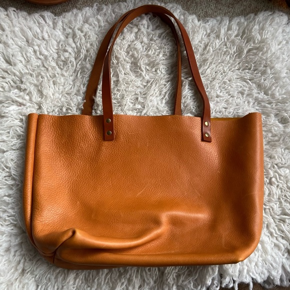 Portland Leather - Crush 🍊 Large Tote - Picture 4 of 6